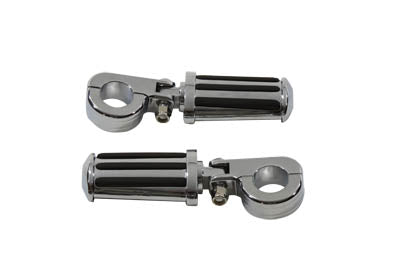 Chrome Railer Style Footpeg Set