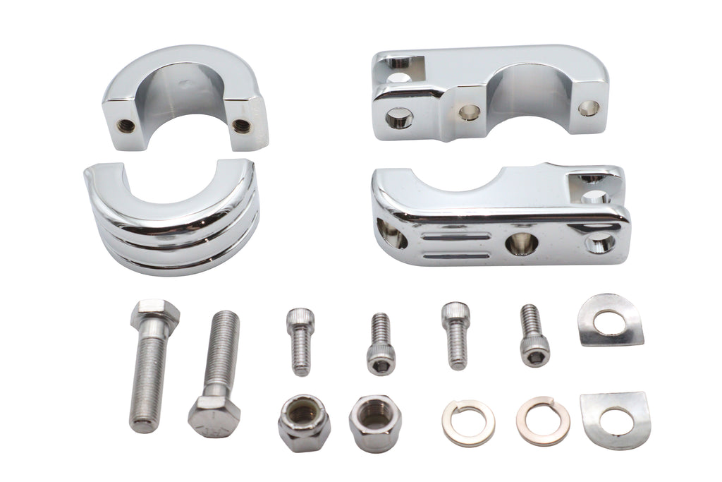 Chrome Engine Bar Footpeg Mount