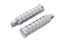 Charger l'image dans la galerie, Chrome Micro Grooved Footpeg Set
