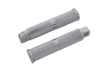 Charger l'image dans la galerie, Chrome Hollow Knurled Footpeg Set