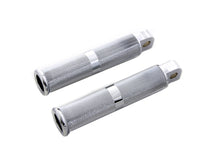 Charger l'image dans la galerie, Chrome Hollow Knurled Footpeg Set