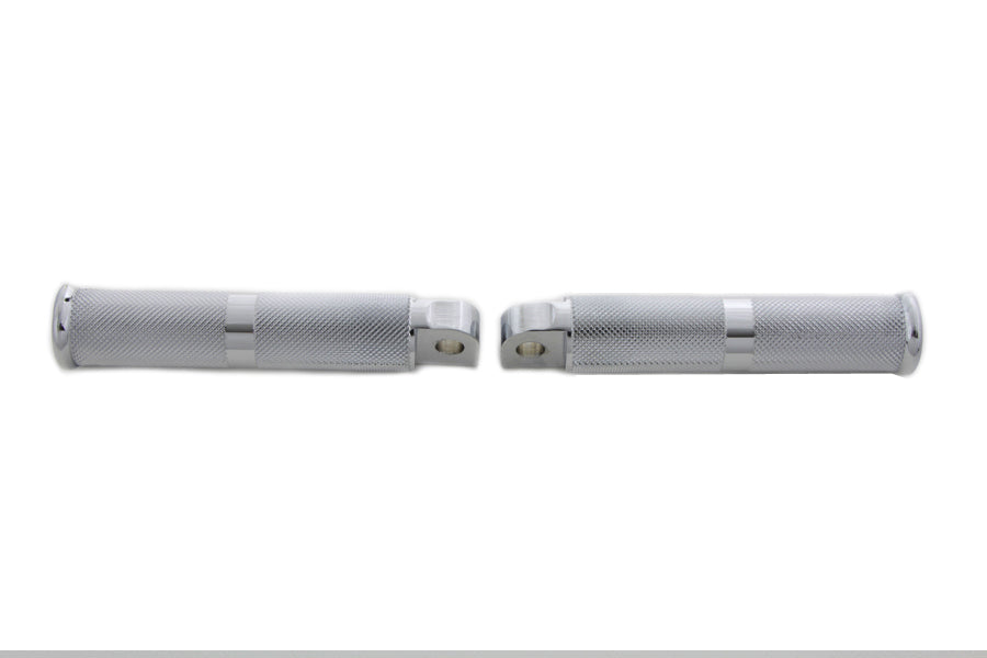 Chrome Hollow Knurled Footpeg Set