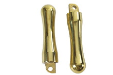 Load image into Gallery viewer, Brass Contour Footpeg Set