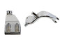 FXD Driver Footpeg Support Set Chrome
