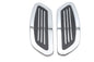 Driver Footboard Set Chrome Streamliner Style
