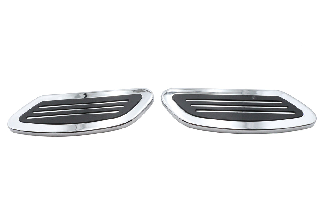Driver Footboard Set Chrome Streamliner Style