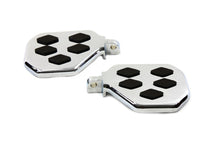 Charger l'image dans la galerie, Chrome Mini Footboard Set with Diamond Design