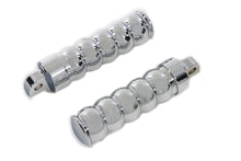 Charger l'image dans la galerie, Chrome Hourglass Style Footpeg Set