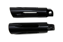 Charger l'image dans la galerie, Black Milled Style Slasher Footpeg Set