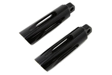 Charger l'image dans la galerie, Black Milled Style Slasher Footpeg Set