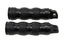 Charger l'image dans la galerie, Black Three Band Style Footpeg Set