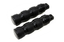 Charger l'image dans la galerie, Black Three Band Style Footpeg Set