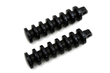 Charger l'image dans la galerie, Black Grooved Footpeg Set