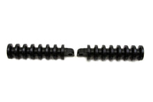 Charger l'image dans la galerie, Black Grooved Footpeg Set