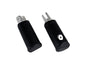 Round Style Driver Footpeg Set Natural Alloy
