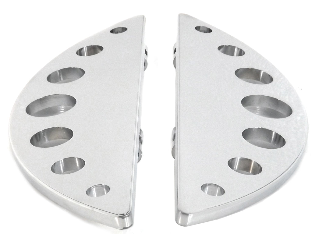 Driver Chrome Half Moon Footboard Set