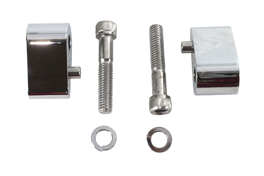Passenger Footboard Extension Spacer Chrome