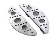 Charger l'image dans la galerie, Driver Chrome Drilled Half Moon Footboard Set