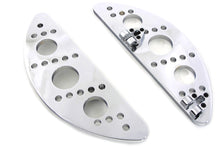Charger l'image dans la galerie, Driver Chrome Drilled Half Moon Footboard Set