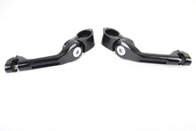 Charger l'image dans la galerie, Adjustable Footpeg Mount Kit Black