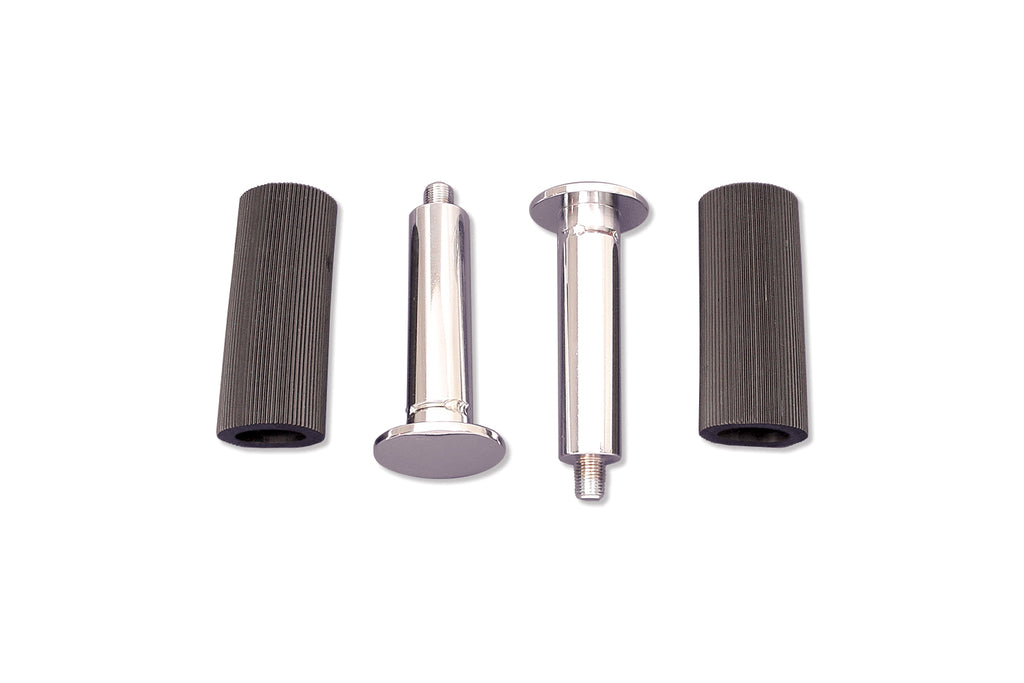 Rear Buddy Seat Footpeg Set Chrome