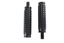 Charger l'image dans la galerie, Black Grained Style Footpeg Set
