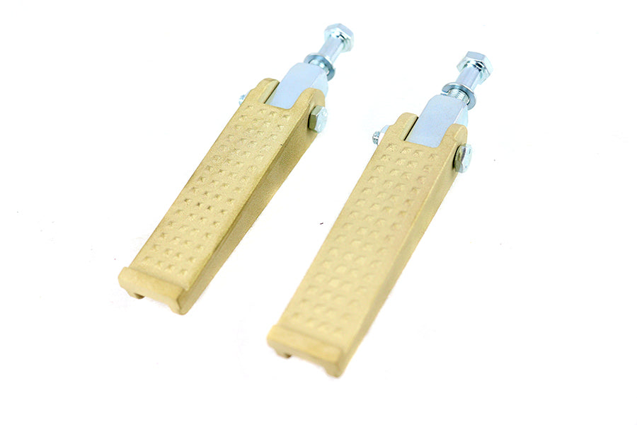 Anderson Chopper Style Footpeg Set Brass