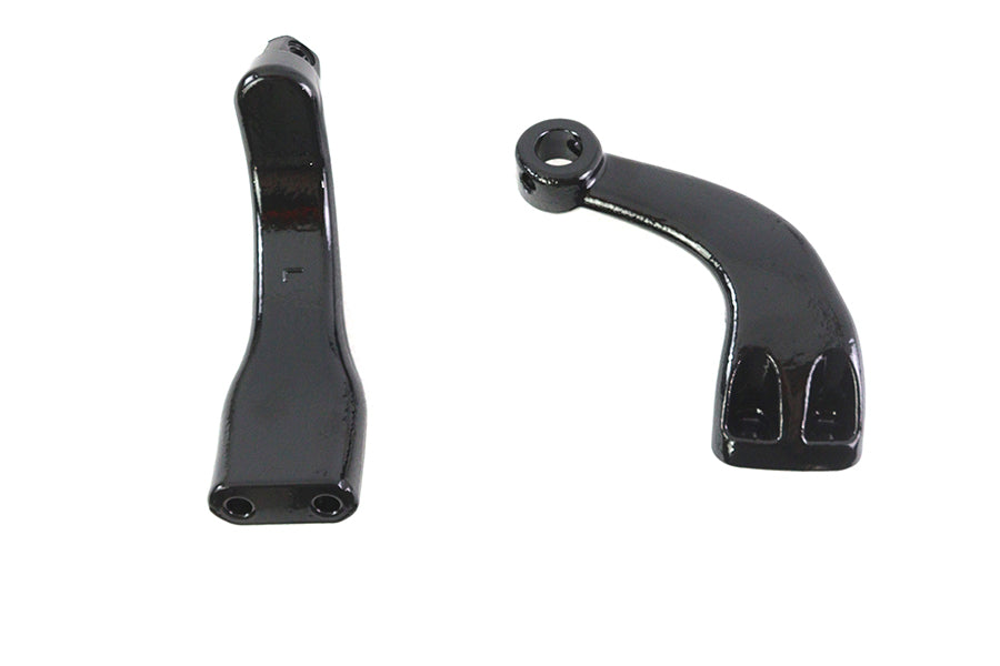 Driver Footpeg Mount Set Black