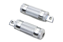 Charger l'image dans la galerie, Silver Knurled Four Grooved Footpeg Set