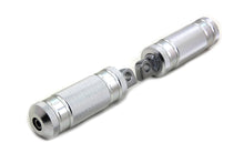 Charger l'image dans la galerie, Silver Knurled Four Grooved Footpeg Set