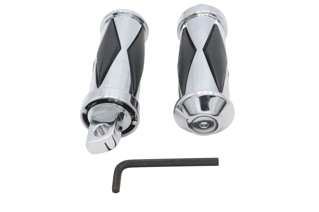 Diamond Driver Footpeg Set Chrome