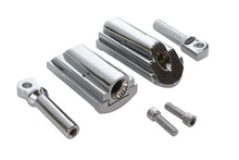 Charger l'image dans la galerie, Diamond Style Adjustable Footpeg Set Chrome