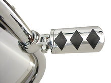Charger l'image dans la galerie, Diamond Style Adjustable Footpeg Set Chrome