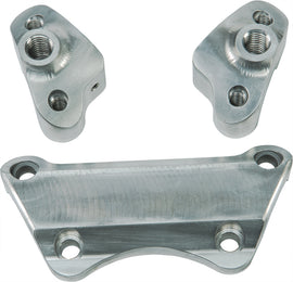 Wild 1 Chubby Top Clamp steering component for Road Glide '15-Up, showcasing the durable metal construction and mounting points.