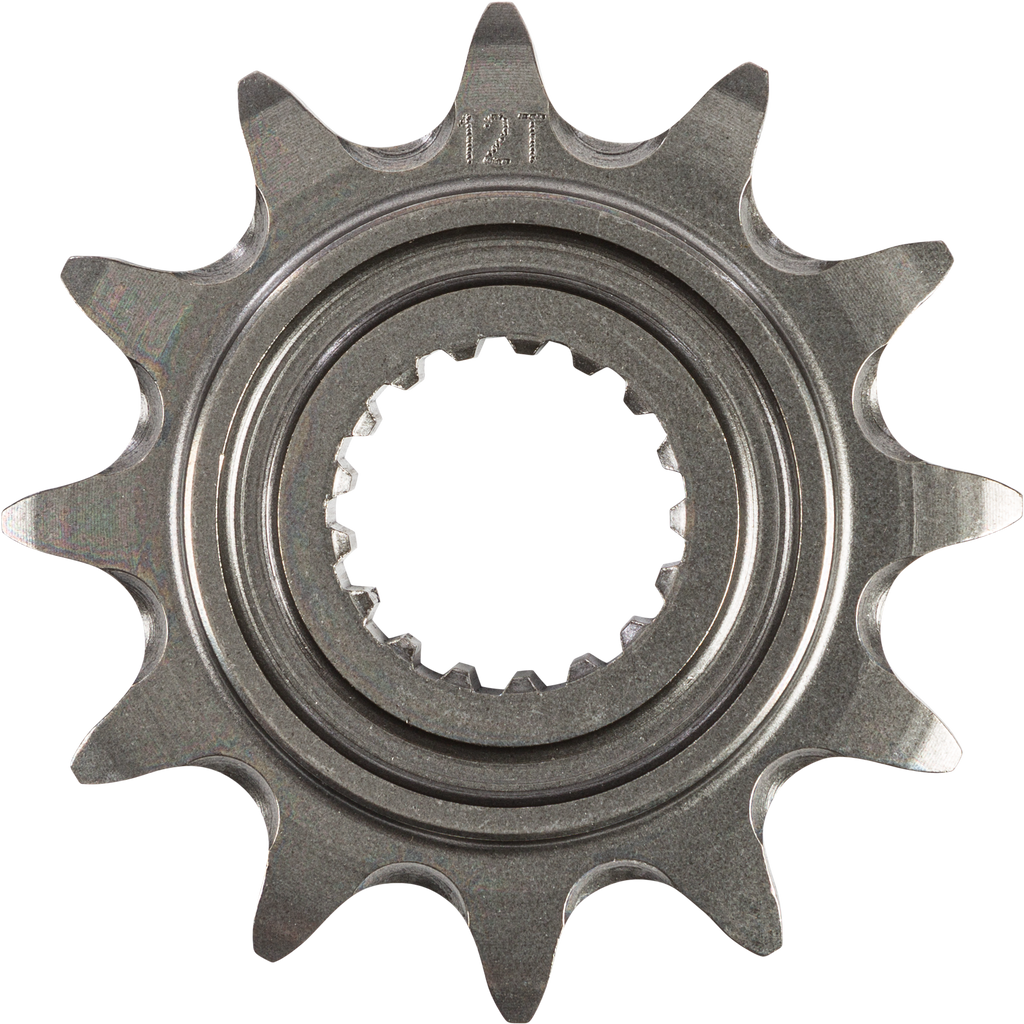 Steel 12-tooth Fire Power front CS sprocket for Honda CRF250, designed for 520 chain, part number 255-1520212