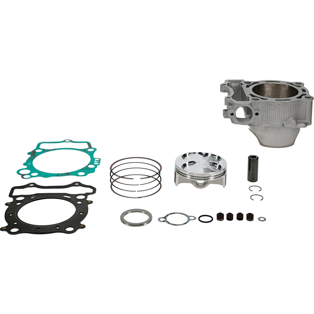 Cylinder Works engine cylinder kit for Yamaha 422-20013KH, standard size, 77.00mm bore, high compression 14.7:1, with visible engine components.