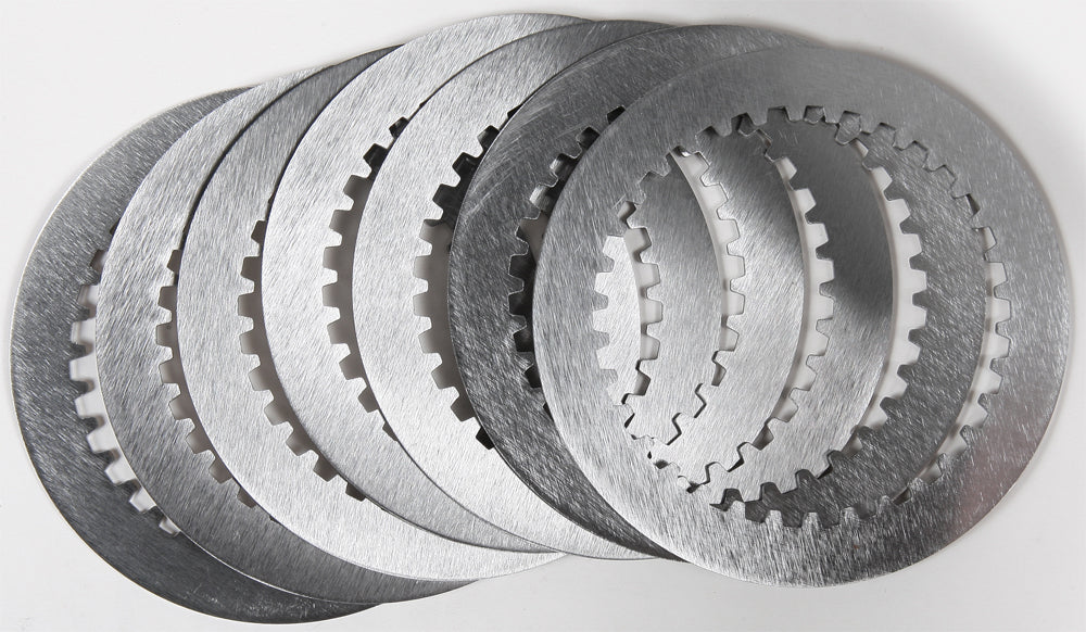 Hinson Clutch Steel Plates Kit with seven durable steel plates for high-performance transmission clutch assembly.