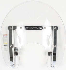 National Cycle Switchblade Shorty Clear motorcycle windshield for Harley-Davidson, narrow design, enhances rider protection.