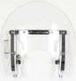 National Cycle Switchblade Shorty Clear motorcycle windshield for Harley-Davidson, narrow design, enhances rider protection.