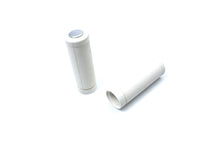 Charger l'image dans la galerie, White Stock Style Grip Set with Chrome Plugs