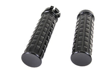 Charger l'image dans la galerie, Black Grained Style Handlebar Grip Set