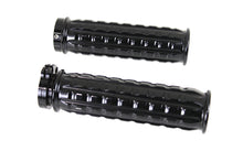 Charger l'image dans la galerie, Black Grained Style Handlebar Grip Set