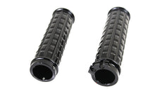 Charger l'image dans la galerie, Black Grained Style Handlebar Grip Set