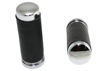Charger l'image dans la galerie, Black Leather Grip Set with Smooth End Caps