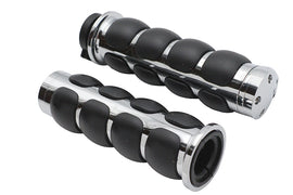 Ultima Cushioned TBW Grip Set with Chrome Ends