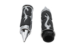 Charger l'image dans la galerie, Ultima Spiked Flame Grip Set Chrome