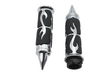 Charger l'image dans la galerie, Ultima Spiked Flame Grip Set Chrome