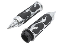 Charger l'image dans la galerie, Ultima Spiked Flame Grip Set Chrome