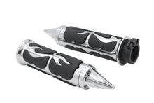 Charger l'image dans la galerie, Ultima Spiked Flame Grip Set Chrome