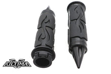 Load image into Gallery viewer, Ultima Spiked Flame Grip Set Black